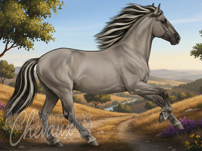 Le Cheval Sorra�a, une relique vivante de la p�ninsule ib�rique