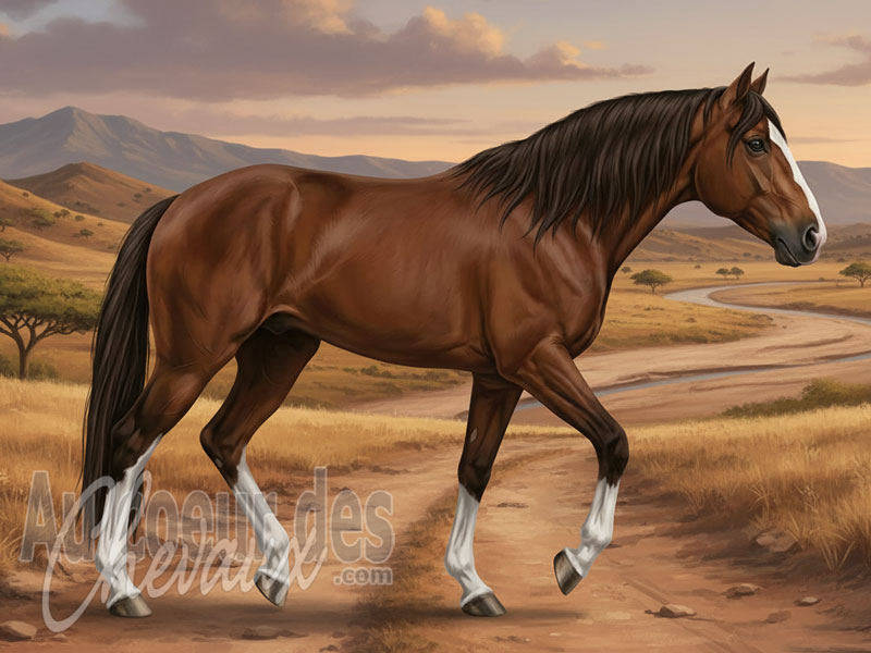 Le Cheval Soudanais, l'h�ritage des pharaons noirs et des cavaliers du nil