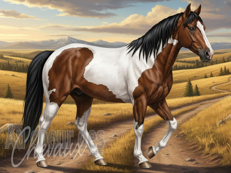 Le Cheval de Selle Tachet�, l'�l�gance de la robe et le confort de l'allure