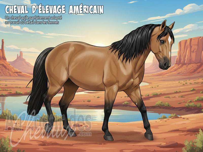 Le Cheval d'�levage Am�ricain, de l'utilit� rurale � l'excellence athl�tique