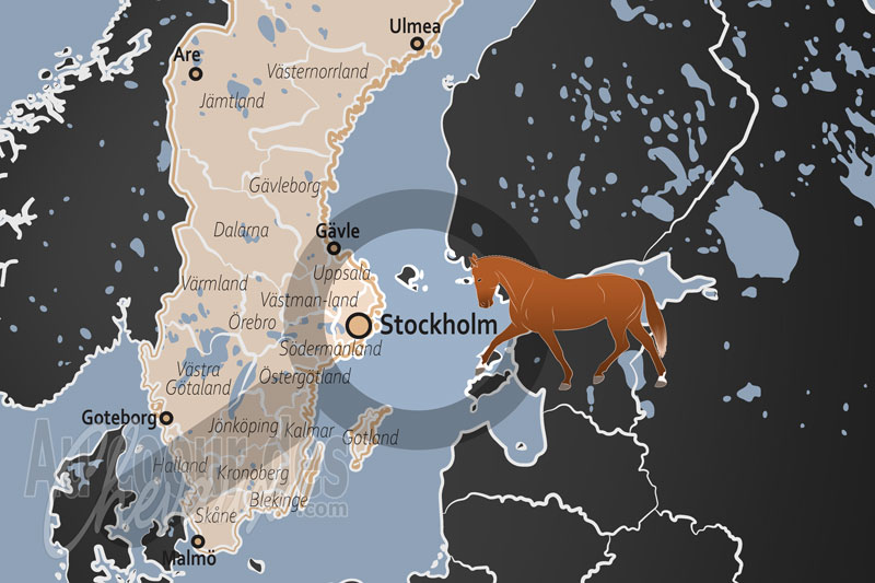 La localisation de Str�msholm en Su�de