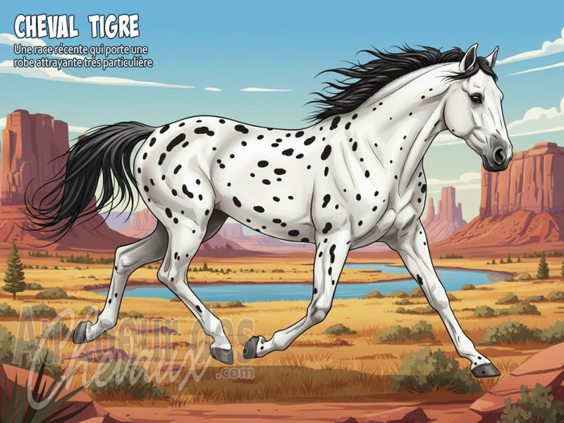 Le Cheval Tigre, la renaissance de l'�quid� aux taches mill�naires