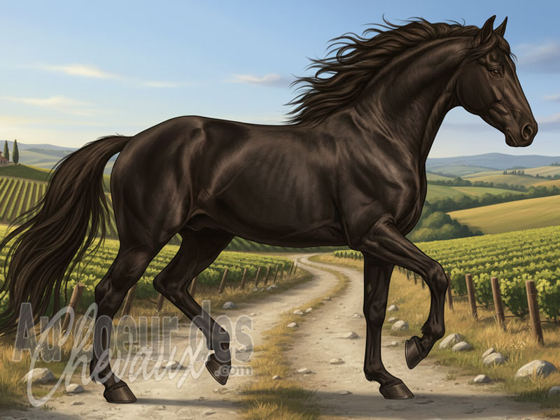 Le Cheval Tolfetano, le guerrier de la maremme laziale