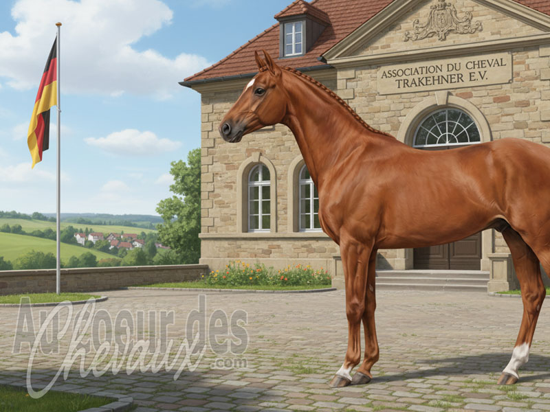 L'Association du Cheval Trakehner e.V., une organisation qui g�re le cheval trakehner en allemagne