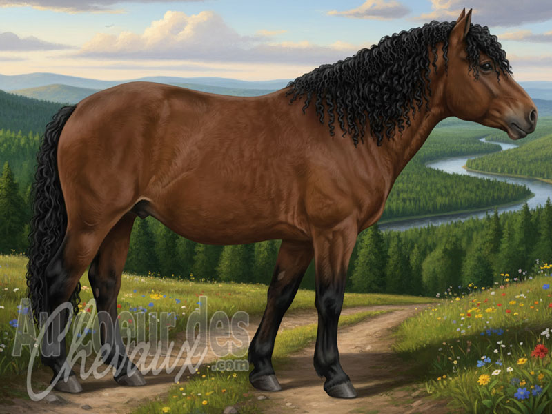 Le Cheval Transba�kal, le guerrier des steppes de sib�rie
