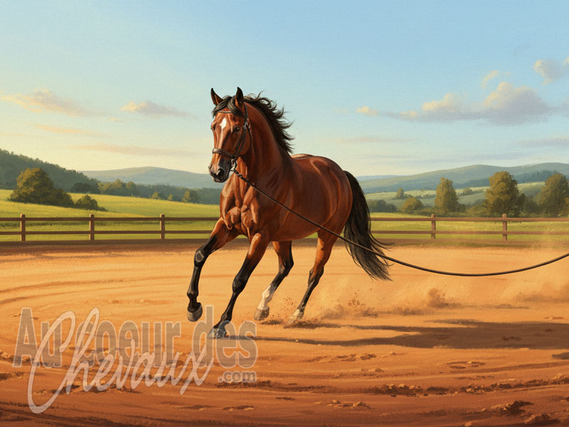 Le Travail � la longe du cheval, analyse biom�canique, objectifs p�dagogiques et limites physiologiques
