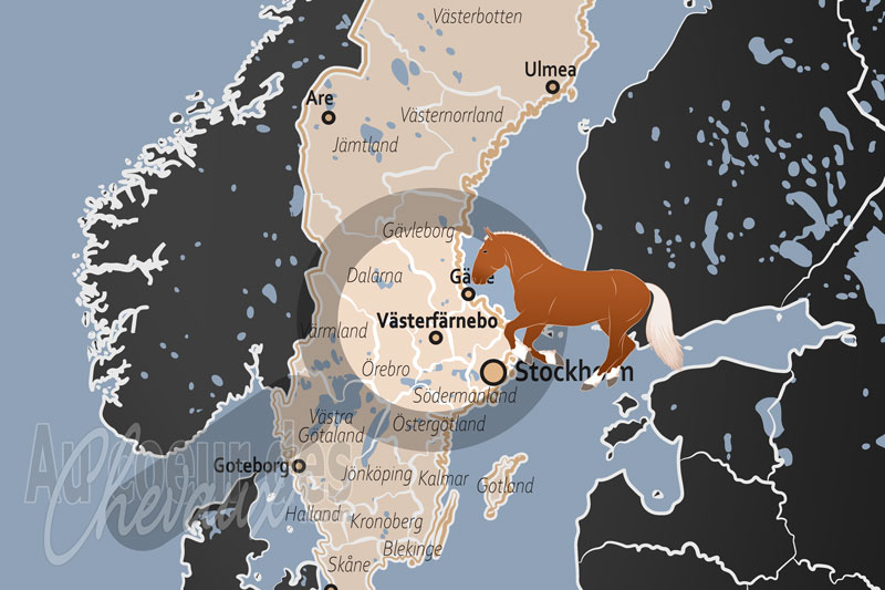 La localisation de V�sterf�rnebo en Su�de