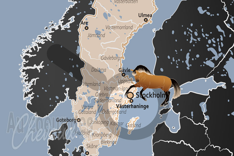 La localisation de V�sterhaninge en Su�de