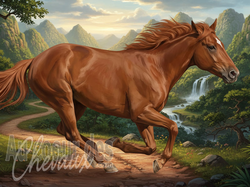Le Cheval Wuchumutsin, le � roi des chevaux mongols �