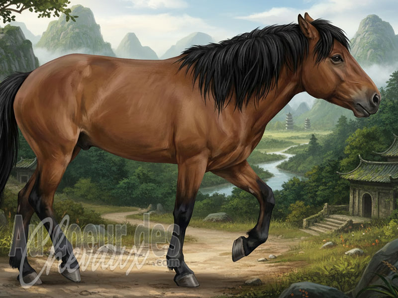 Le Cheval Xiangfen, une cr�ation de la plaine du shanxi