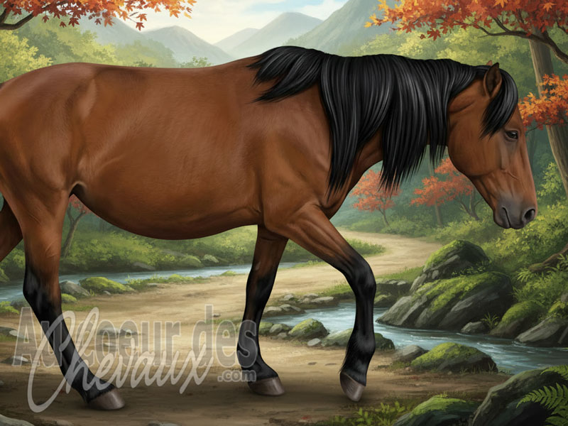 Le Cheval Yonaguni, le survivant de l'�le de l'extr�me-ouest